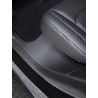 For Tesla 2021-2024Model Y Rear seat corner protection rear seat pad leather waterproof and stain resistant black Rear door pad