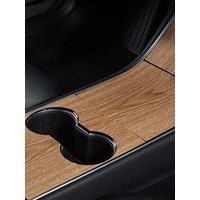For tesla center sticker 2017-2020 model 3 wood Center Console Panel Grain Film Central Control Car dashboard cover sticker