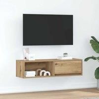 TV Cabinet Artisan Oak 100x31x25.5 cm Engineered Wood