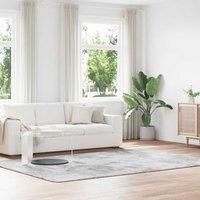 Shaggy Rug High Pile NAVARRA Light Grey 200x290 cm Polyester
