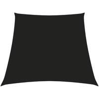 Sunshade Sail Oxford Fabric Trapezium 2/4x3 m Black