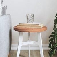 Table Top 30x2.5 cm Round Solid Wood Beech
