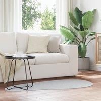 Rug 'HUARTE' Short Pile Soft and Washable Grey 80x150 cm