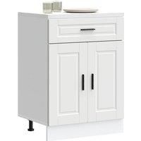 Kitchen Base CabinetPorto White Engineered Wood