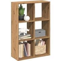 Room Divider Bookcase Artisan Oak 69.5x29x103.5 cm Engineered Wood