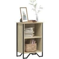 Bookcase Sonoma Oak 50x31x74.5 cm Engineered Wood