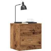Bedside Cabinets 2 pcs Old Wood 40x30x40 cm Engineered Wood