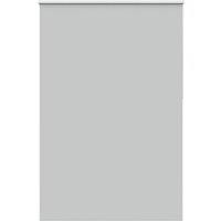 Roller Blind Blackout Light Grey 150x210 cm Fabric Width 146.6 cm Polyester