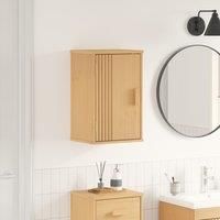Bathroom Storage Cabinet 35x30x55 cm Solid Wood Pine