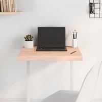 Table Top 60x40x(2-6) cm Untreated Solid Wood Oak