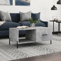 Coffee Table Concrete Grey 90x50x40 cm Engineered Wood