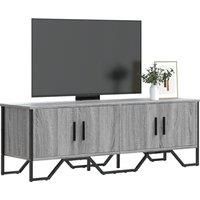 TV Cabinet Grey Sonoma 122x34x41 cm Engineered Wood