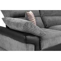 Modern Corner & 3+2 Sofa Set In Beige/Brown & Black/Grey