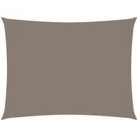 Sunshade Sail Oxford Fabric Rectangular 4x6 m Taupe