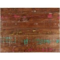 Table Top 90x70x2.5 cm Rectangular Solid Wood Reclaimed