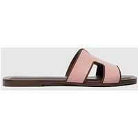 Schuh Tandra Leather Mule Sandals - Pink