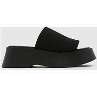 Schuh Tash Chunky Slide - Black