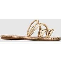 Schuh Tevin Feature Rand Flat Sandals - Natural