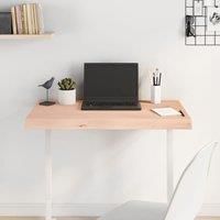 Table Top 80x50x(2-6) cm Untreated Solid Wood Oak