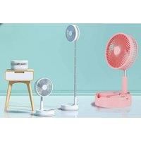 Portable Mini Desk Fan - White Or Pink!