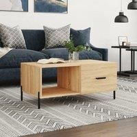 Coffee Table Sonoma Oak 90x50x40 cm Engineered Wood
