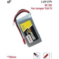7.4V 3500MAH large capacity 8C lithium battery For Jumper T16 T12 T18 RC Car Remote control battery