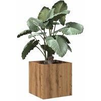 Planter Box Artisan Oak 40x40x40 cm Engineered Wood