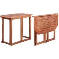 Bistro Table 90x50x75 cm Solid Acacia Wood