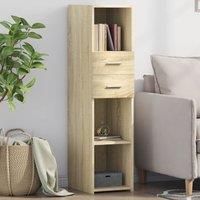 Highboard Sonoma Oak 30x42.5x124 cm Engineered Wood