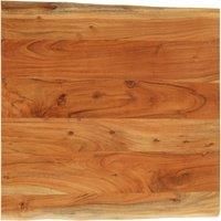 Table Top 60x60x3.8 cm RectangularSolid Wood Acacia Live Edge