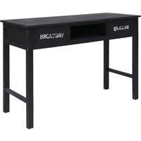 Console Table Black 110x45x76 cm Wood