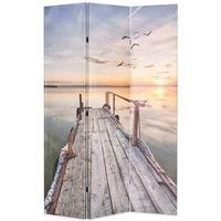 Folding Room Divider 120x170 cm Lake
