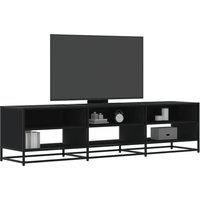 TV Cabinet Black 180x40x46 cm Engineered Wood