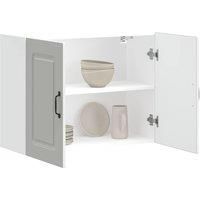 Kitchen Wall Cabinet Kalmar White Engineered Wood