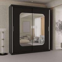 Merikan Sliding Double Mirror Door Wardrobe 180cm X 217cm