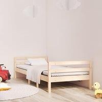 Bed Frame 75x190 cm Small Single Solid Wood Pine