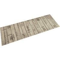 Kitchen Rug Washable Fence 60x180 cm Velvet
