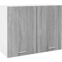 Hanging Cabinet Grey Sonoma 80x31x60 cm Engineered Wood
