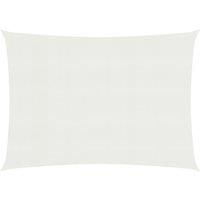 Sunshade Sail 160 g/m White 3.5x4.5 m HDPE