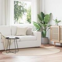 Rug ""HUARTE"" Short Pile Soft and Washable Beige 140x200 cm