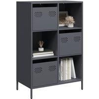 Highboard Anthracite 68x39x103.5 cm Steel