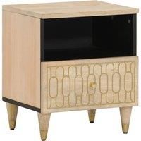 Bedside Cabinets 2 pcs 40x33x46 cm Solid Wood Mango