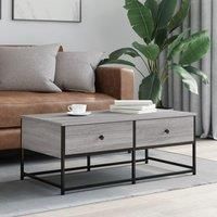 Coffee Table Grey Sonoma 100x51x40 cm Engineered Wood