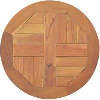 Table Top Solid Teak Wood Round 2.5 cm 40 cm