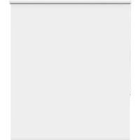 Roller Blind Blackout White 130x130 cm Fabric Width 126.6 cm Polyester