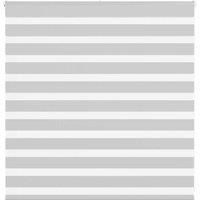 Zebra Blind Light Grey 145x100 cm Fabric Width 140.9 cm Polyester