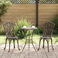 Bronze Cast Aluminium Small Durable Outdoor Dining Set