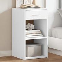 Bedside Cabinets 2 pcs White 35x34x65 cm Engineered Wood