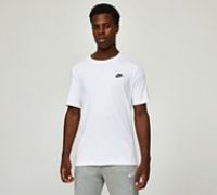Nike Club T-Shirt - White / Black - Size M