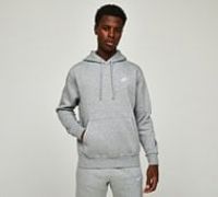 Nike Club Overhead Hoodie - Dark Grey Heather - Size 2XL